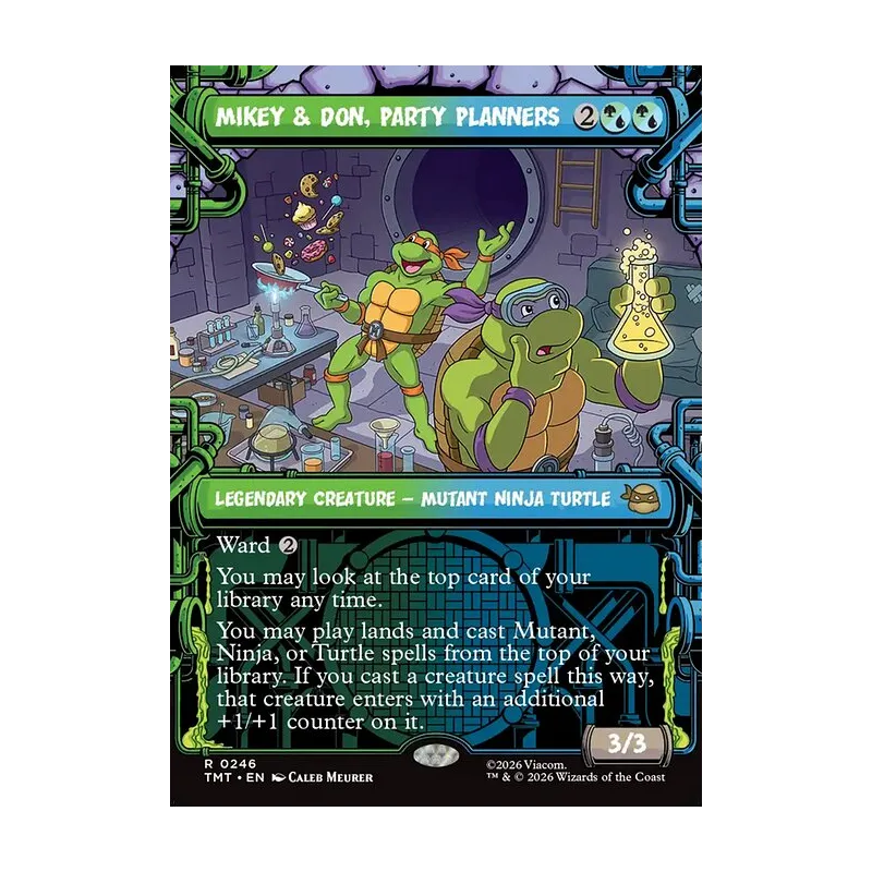 Mikey & Don, Party Planners (Showcase) - Teenage Mutant Ninja Turtles (Near Mint)