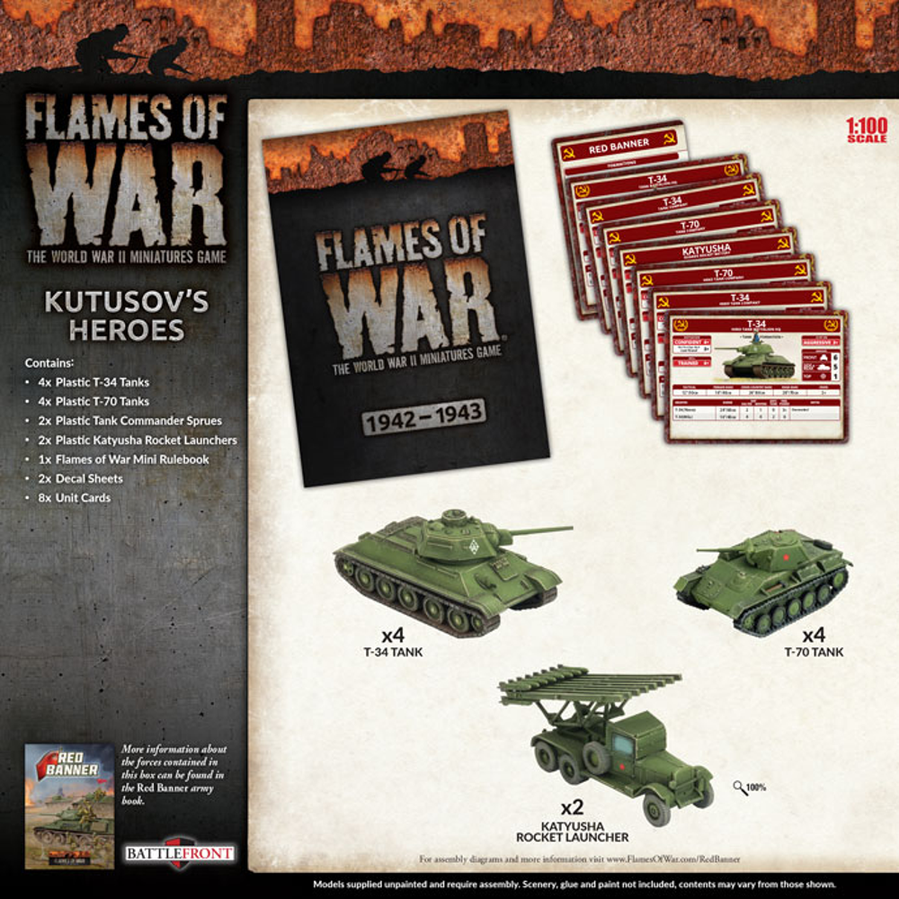 Flames of War WW2: Soviet - Kutusov's Heroes