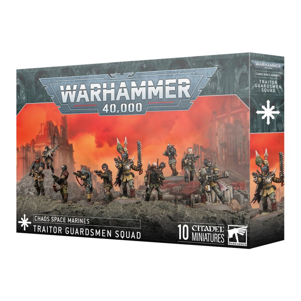 Warhammer 40K: Chaos Space Marines - Traitor Guardsmen Squad (Preorder)