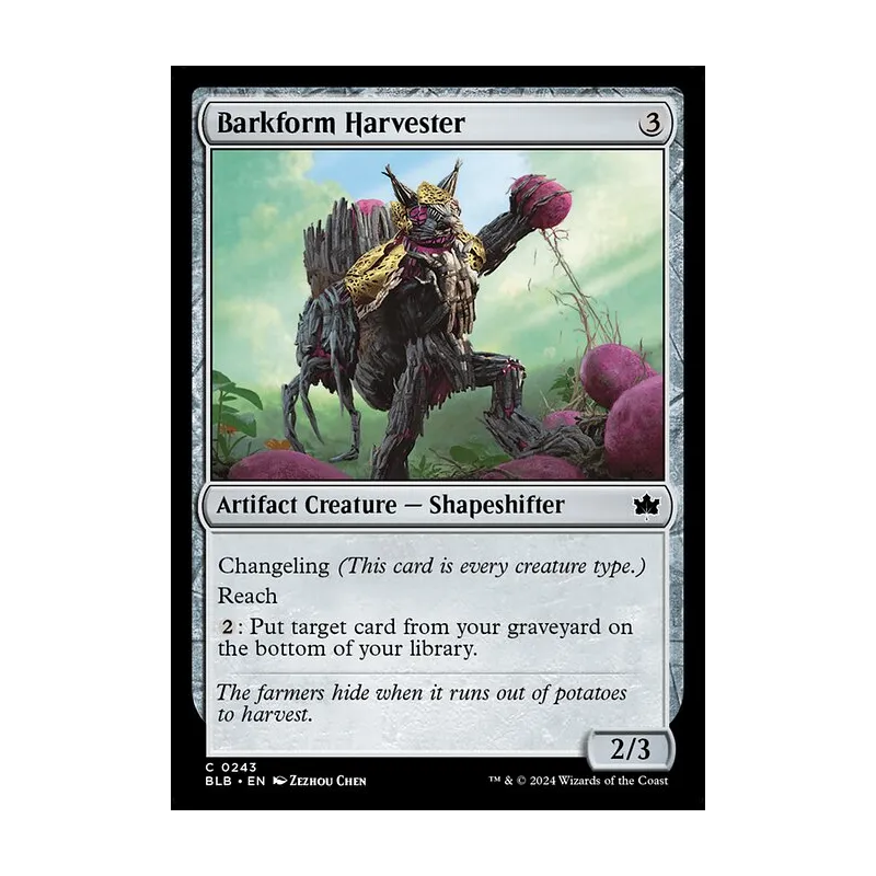 Barkform Harvester - Bloomburrow (Near Mint)