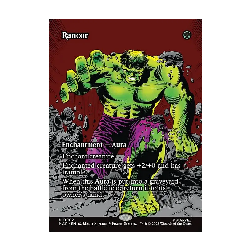 Rancor (Borderless) - Marvel Universe (Near Mint)