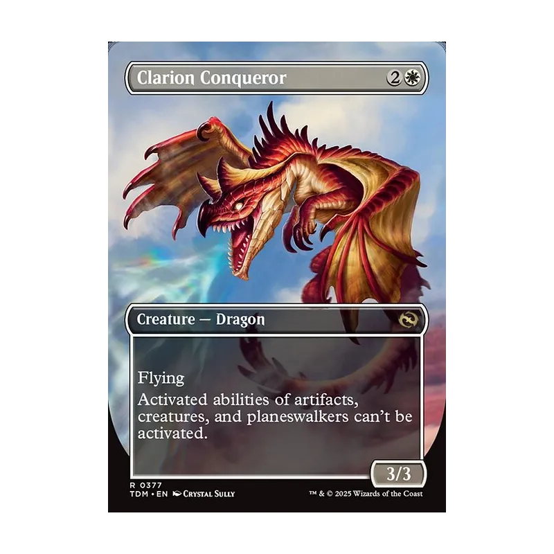Clarion Conqueror (Borderless) - Tarkir: Dragonstorm (Near Mint)