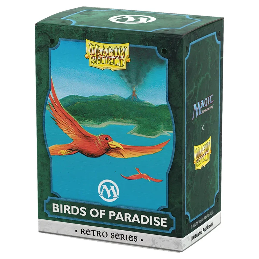 Dragon Shield Sleeves: Standard Brushed Art MTG Retro Series - Birds of Paradise (100) (Preorder)