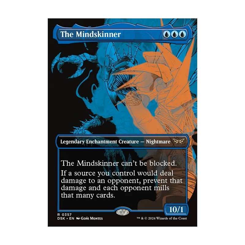 mtg duskmourn showcase cards Winter, Misanthropic Guide (Showcase) [Duskmourn: House of Horror] remove a time counter from it.) FlyingWhenever Overlord of the Floodpits enters or attacks The Swarmweaver (borderless)