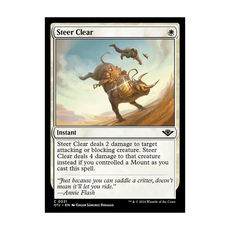 Steer Clear - Outlaws of Thunder Junction (Near Mint)