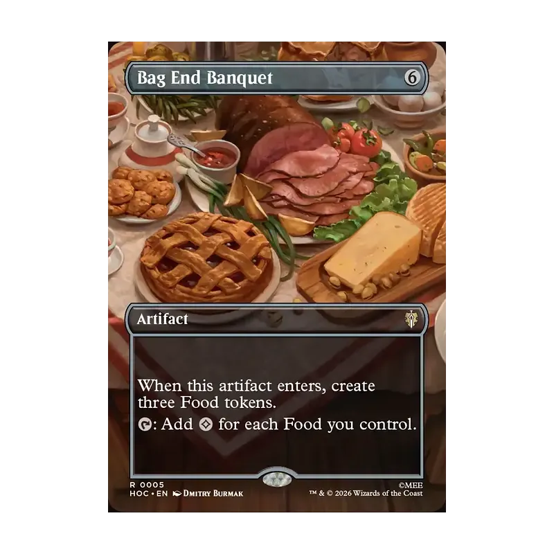 Bag End Banquet (Borderless) - The Hobbit Eternal (Near Mint)