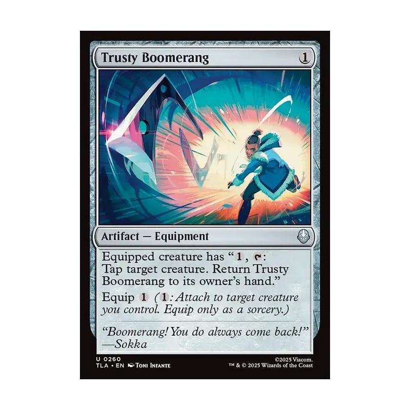 Trusty Boomerang - Avatar: The Last Airbender (Foil Near Mint)