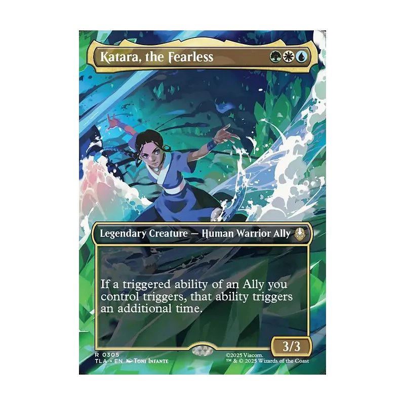 Katara, the Fearless (Borderless) - Avatar: The Last Airbender (Near Mint)
