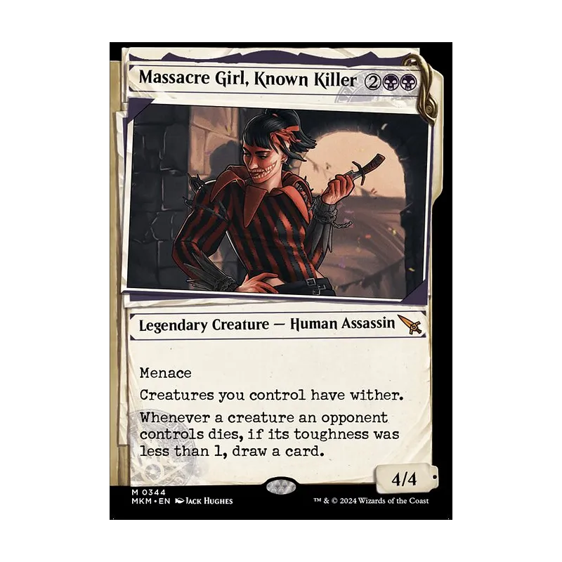 Massacre Girl, Known Killer (Showcase) - Murders at Karlov Manor (Near Mint)
