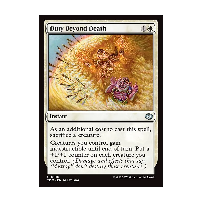 Duty Beyond Death - Tarkir: Dragonstorm (Foil Near Mint)