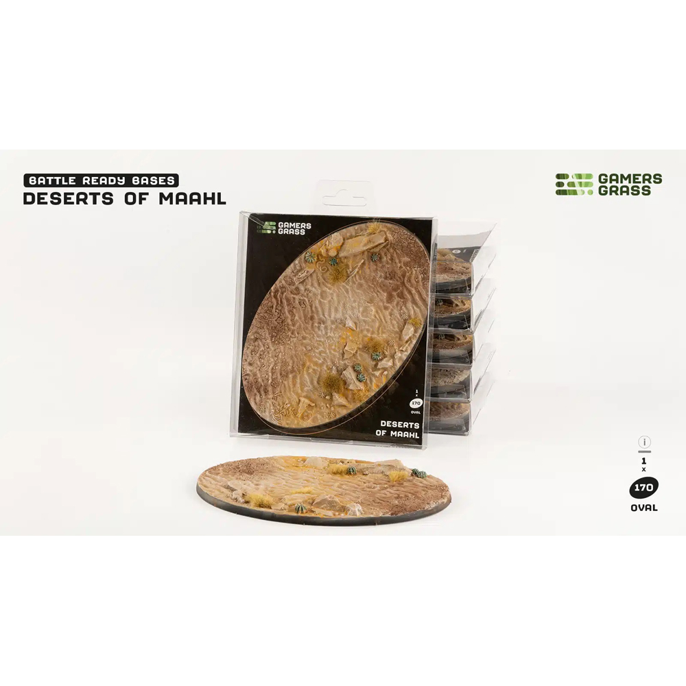 Battle Ready Bases: Deserts of Maahl - Oval 170mm (1)