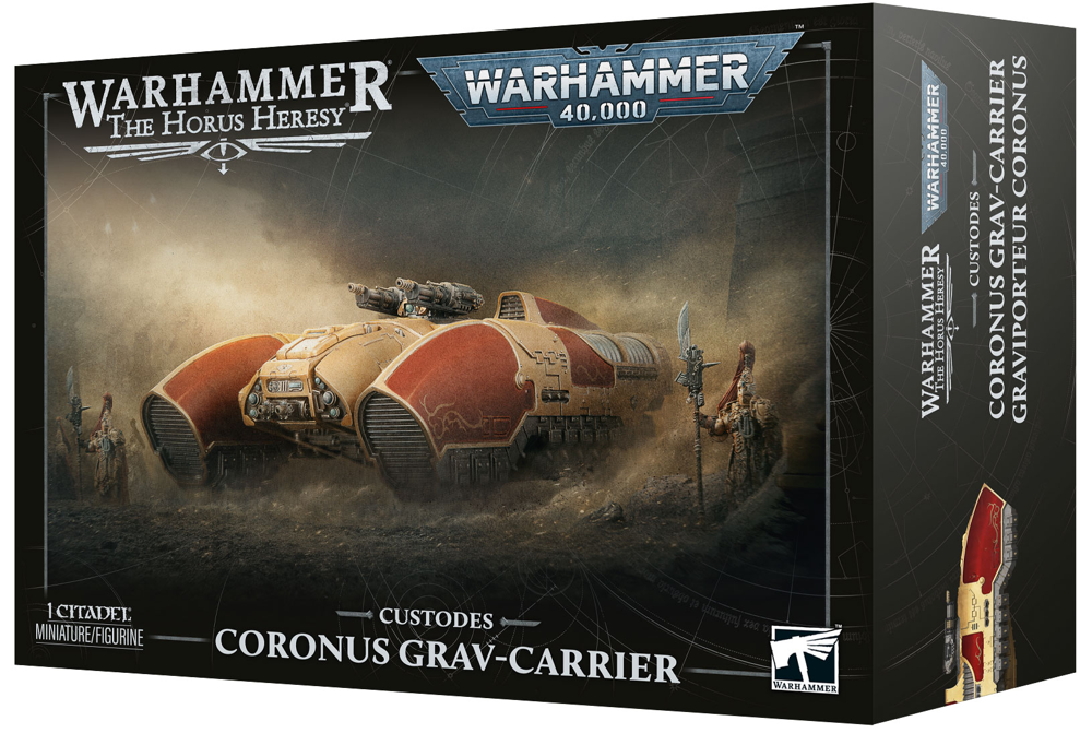 Warhammer 40K/Horus Heresy: Custodes - Coronus Grav-Carrier (Preorder)