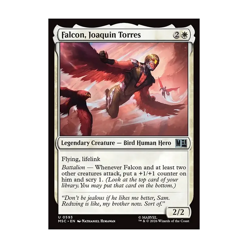 Falcon, Joaquin Torres - Marvel Super Heroes Commander (Near Mint)