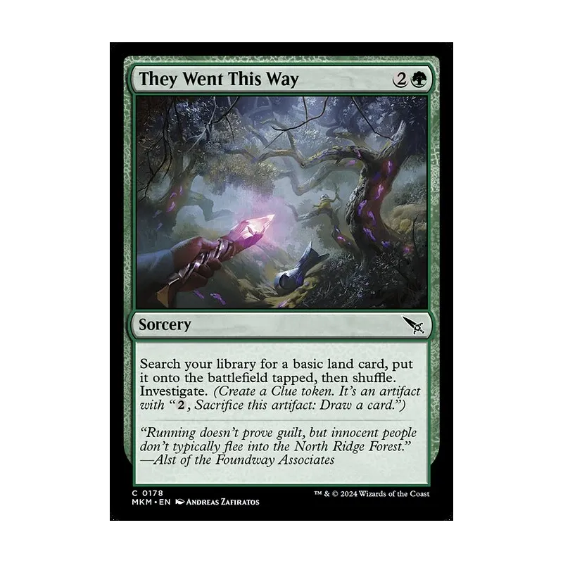 They Went This Way - Murders at Karlov Manor (Near Mint)