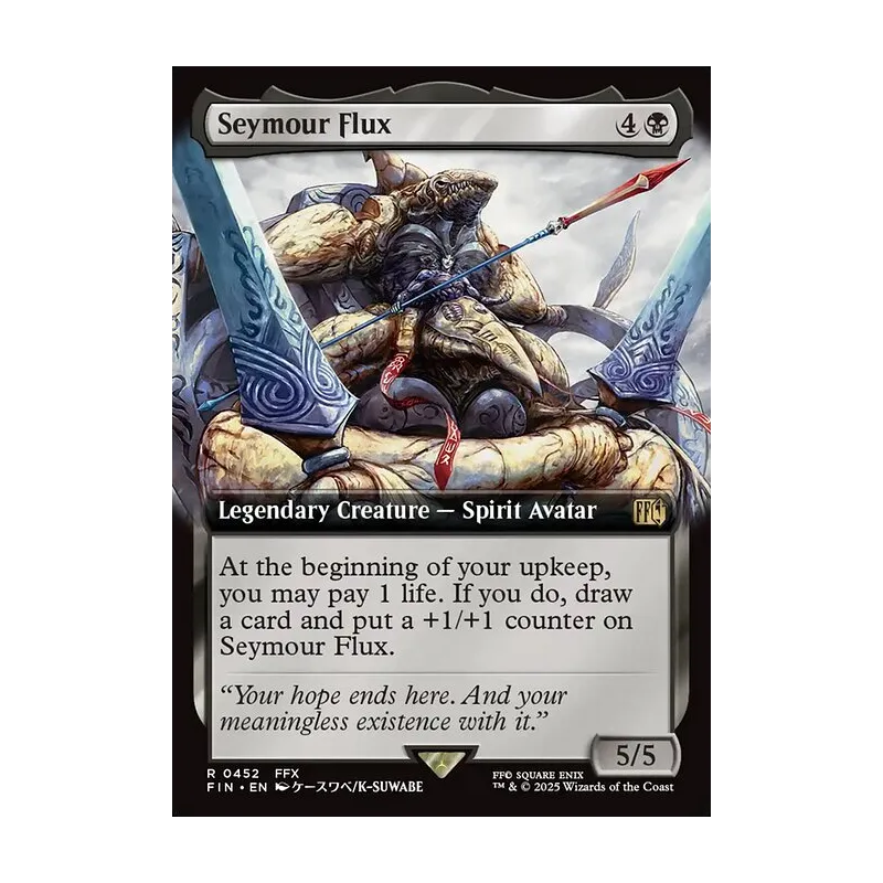 seymour final fantasy mtg Magic The Gathering - Universes Beyond - - Commander - Maester (Extended Art Card) Put the rest on the bottom of your library in a random order. Card(s) of the Day -