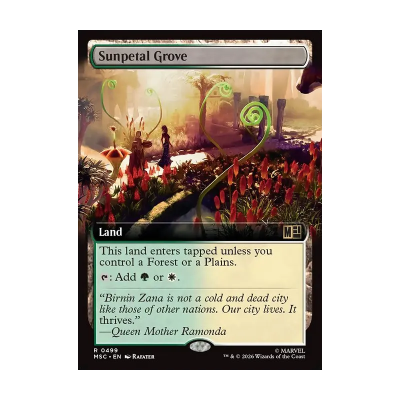 Sunpetal Grove (Extended Art) - Marvel Super Heroes Commander (Near Mint)