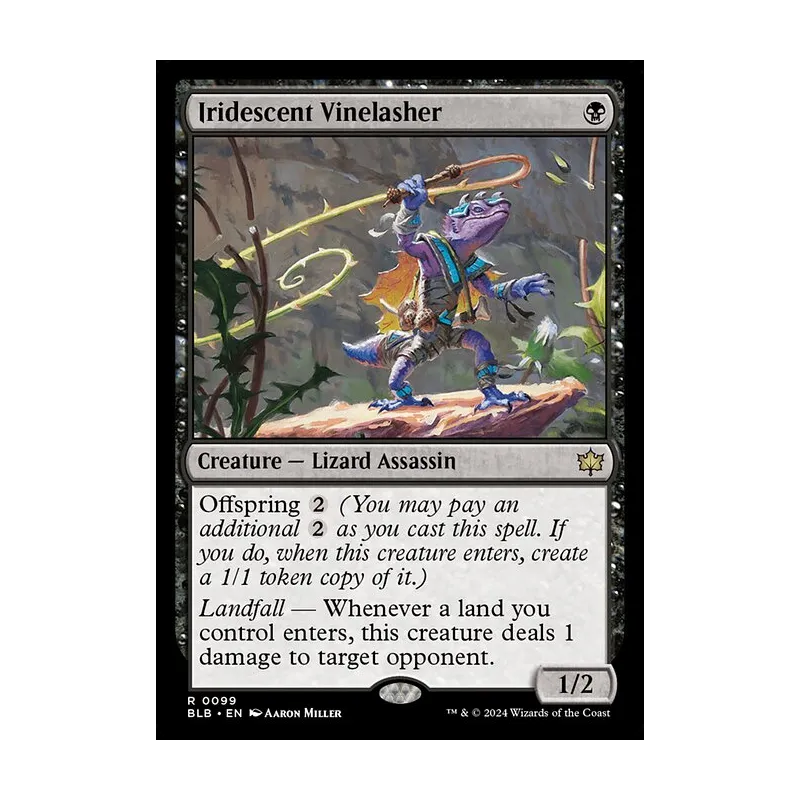 Iridescent Vinelasher - Bloomburrow (Near Mint)