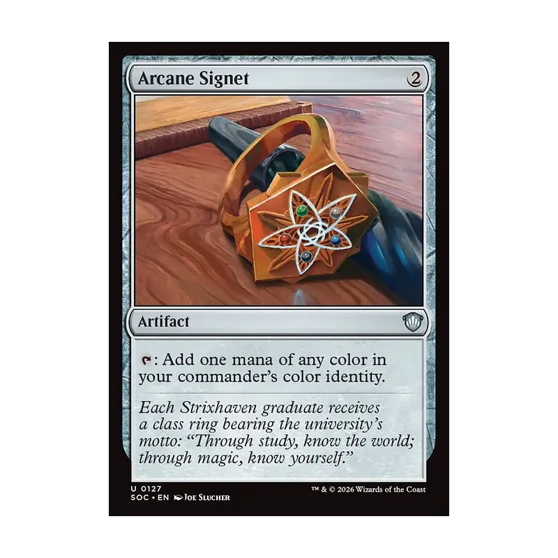 Arcane Signet - Secrets of Strixhaven Commander (Near Mint)