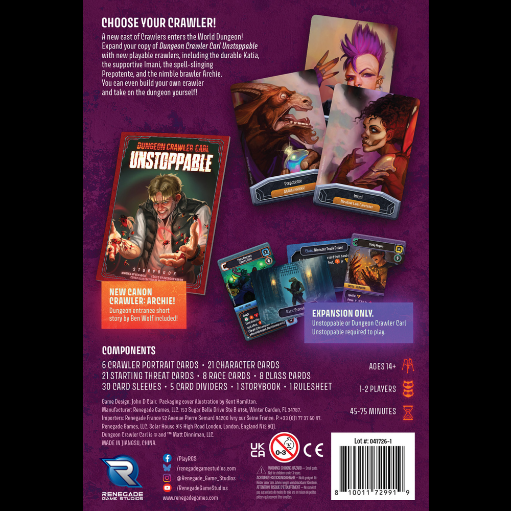 Dungeon Crawler Carl: Unstoppable - Crawler Chaos Expansion (Preorder)