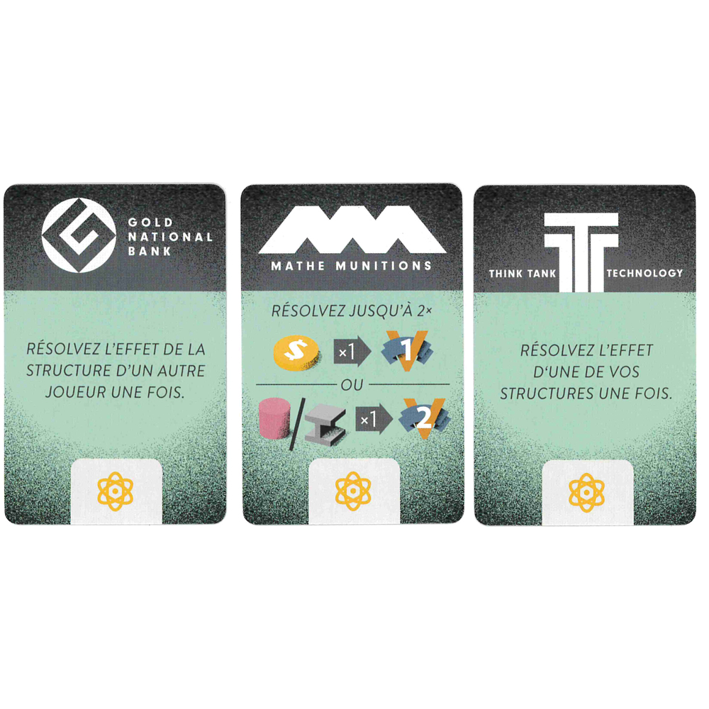 Manhattan Project: War Machine - Replacement Cards (French) (Add-on Sku for GRL-MAN-004-275)