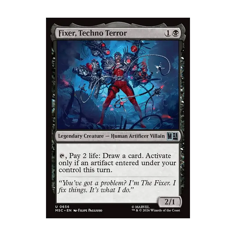 Fixer, Techno Terror - Marvel Super Heroes Commander (Near Mint)