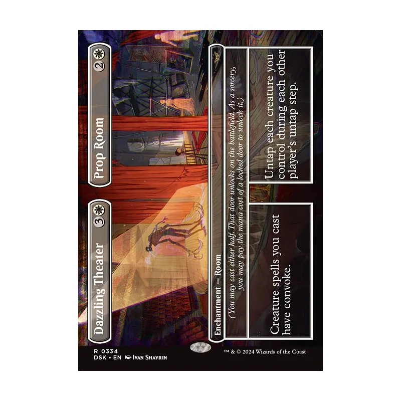 Dazzling Theater // Prop Room (Borderless) - Duskmourn: House of Horror (Near Mint)