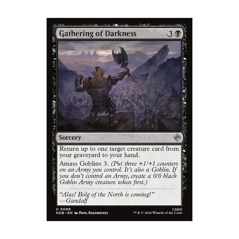 Gathering of Darkness - The Hobbit (Near Mint)