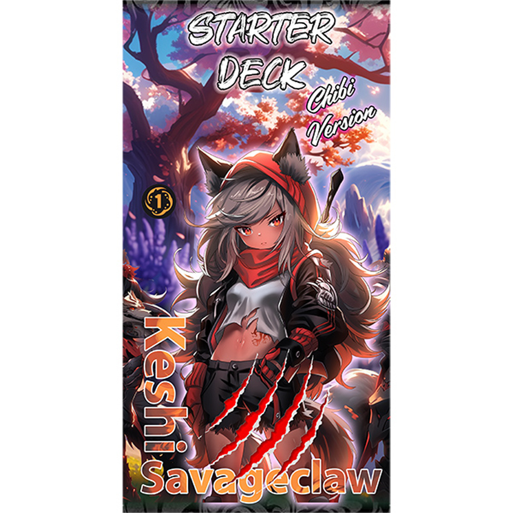 Soul Masters TCG: Starter Deck 1st Edition Chibi - Keshi Savageclaw