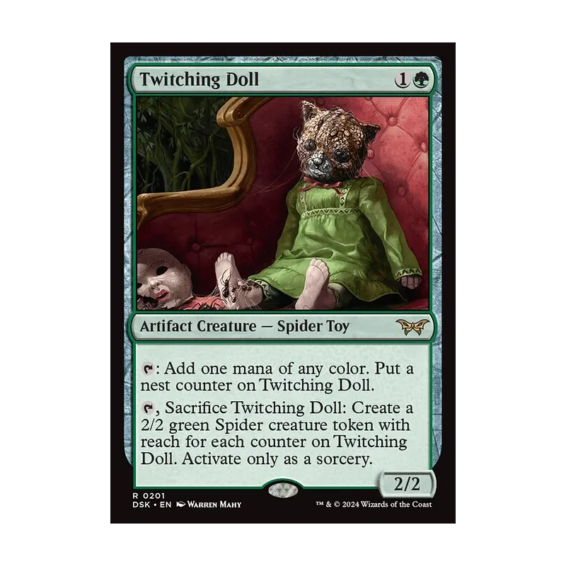 doll cards mtg Magic: The Gathering - Stuffy Stuffy Doll is indestructible Twitching Doll | All prints