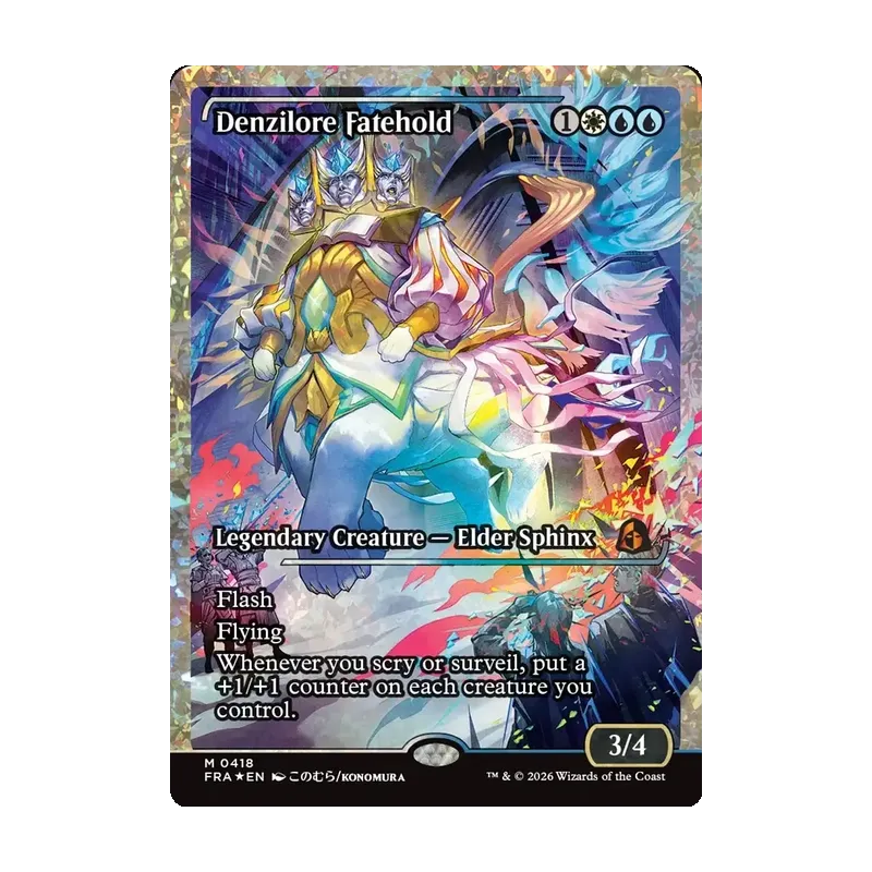 Denzilore Fatehold (Showcase) (Fracture Foil) (0418) - Reality Fracture (Foil Near Mint)