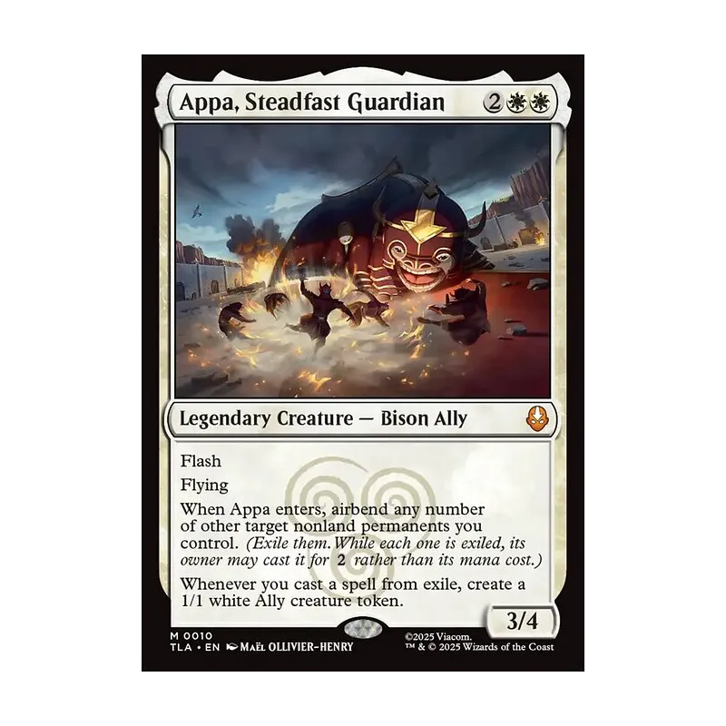 Appa, Steadfast Guardian - Avatar: The Last Airbender (Foil Near Mint)