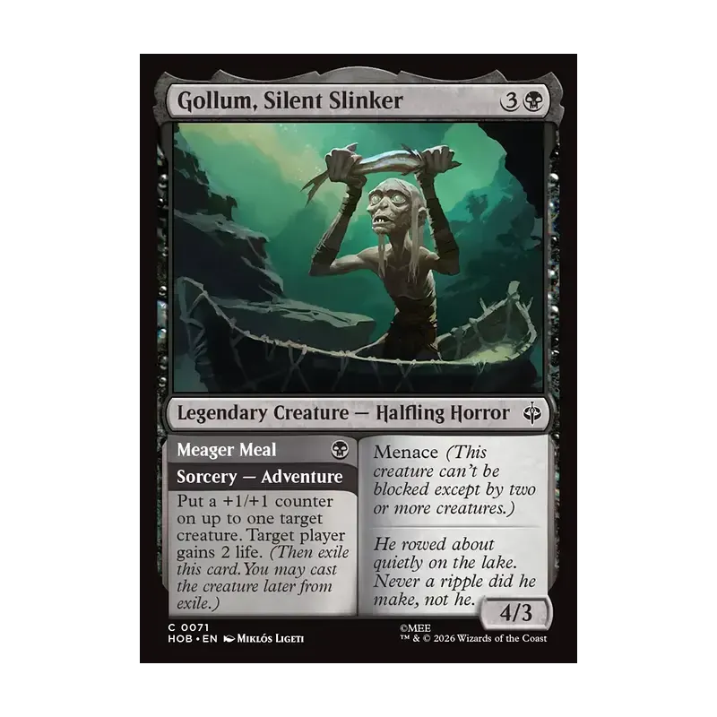 Gollum, Silent Slinker - The Hobbit (Near Mint)