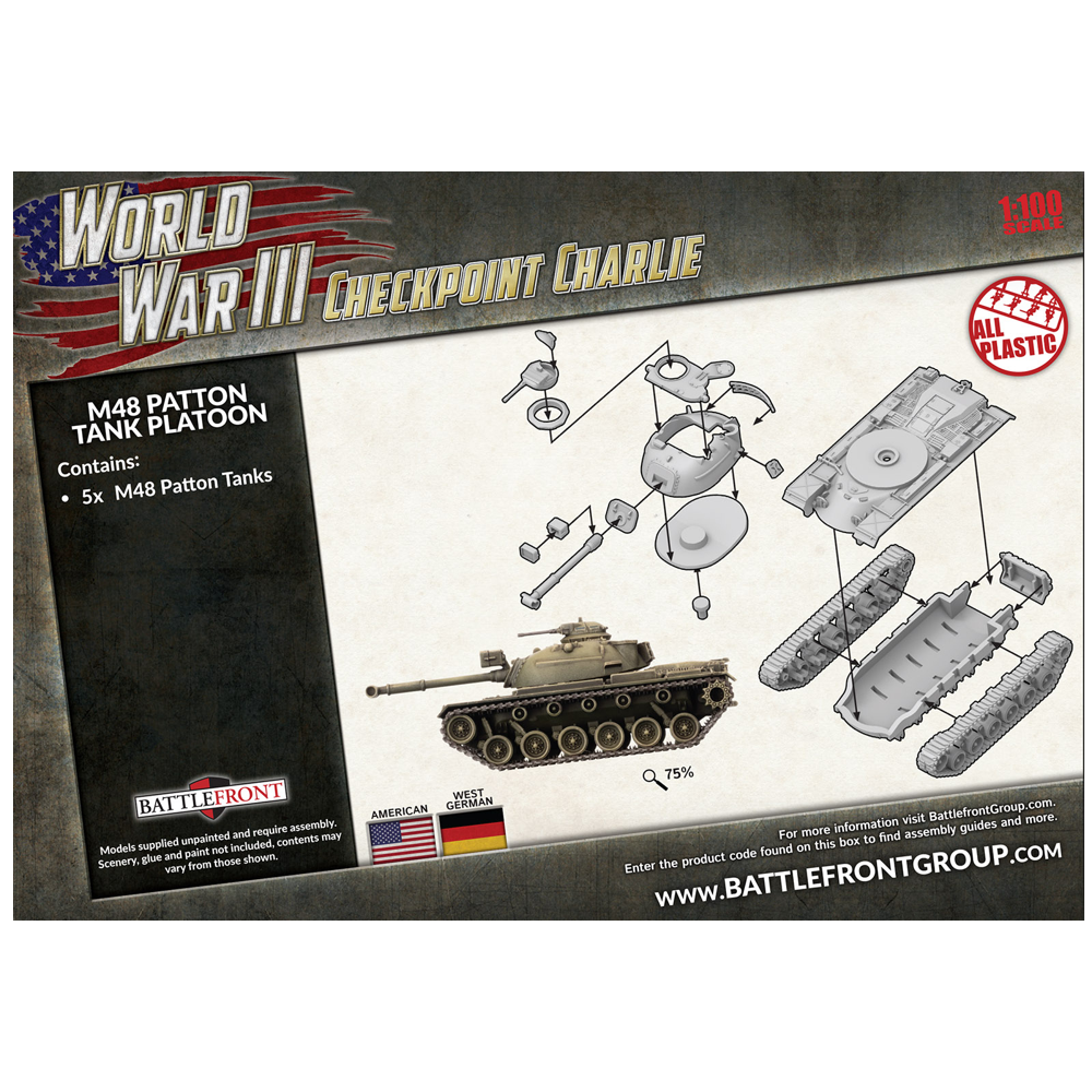 WWIII Team Yankee: American/West German - M48 Patton Tank Platoon