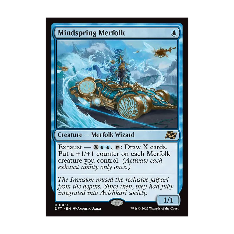 Mindspring Merfolk - Aetherdrift (Near Mint)