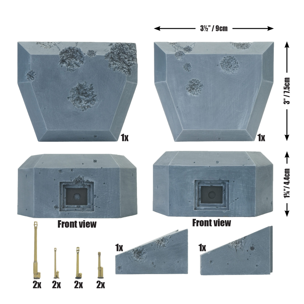 Flames of War: Battlefield in a Box - Anti-tank Pillboxes