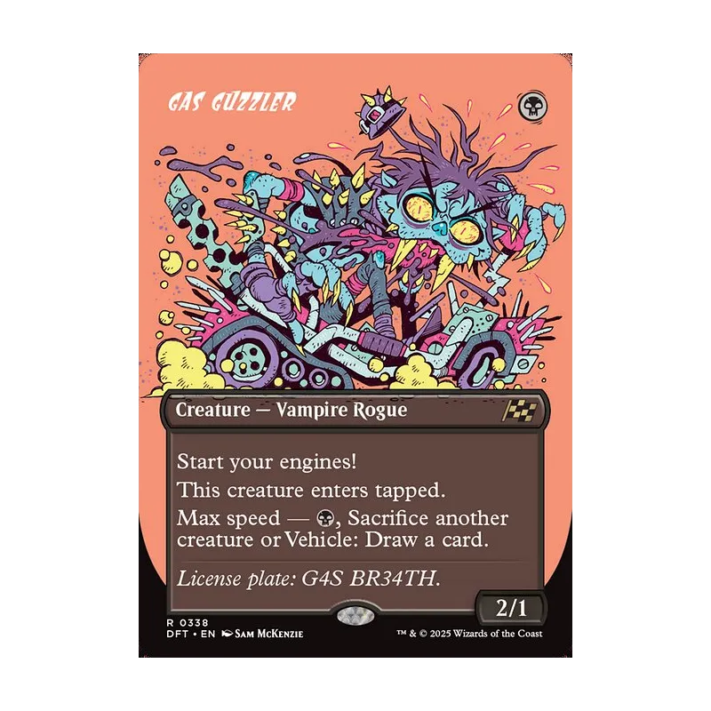 Gas Guzzler (Borderless) - Aetherdrift (Near Mint)