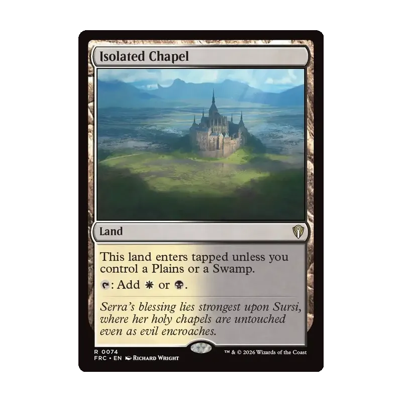 Isolated Chapel - Reality Fracture Commander (Near Mint)