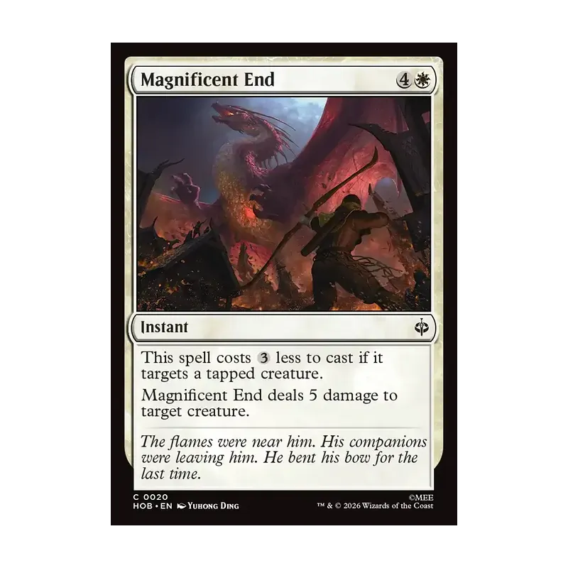 Magnificent End - The Hobbit (Near Mint)