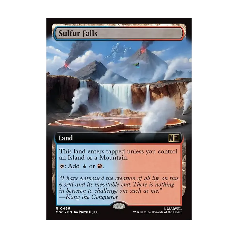 Sulfur Falls (Extended Art) - Marvel Super Heroes Commander (Near Mint)