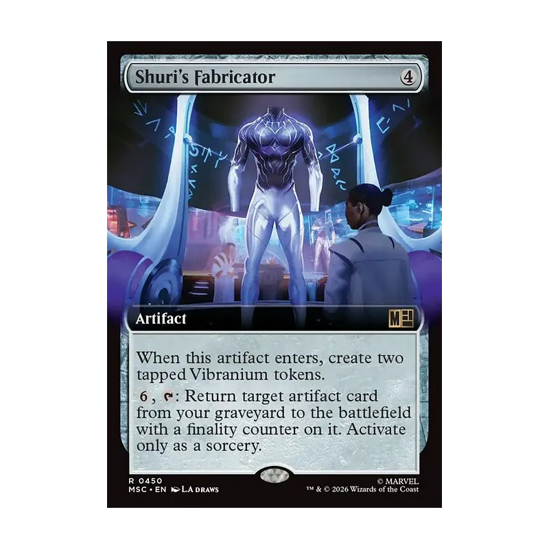 Shuri's Fabricator (Extended Art) - Marvel Super Heroes Commander (Near Mint)