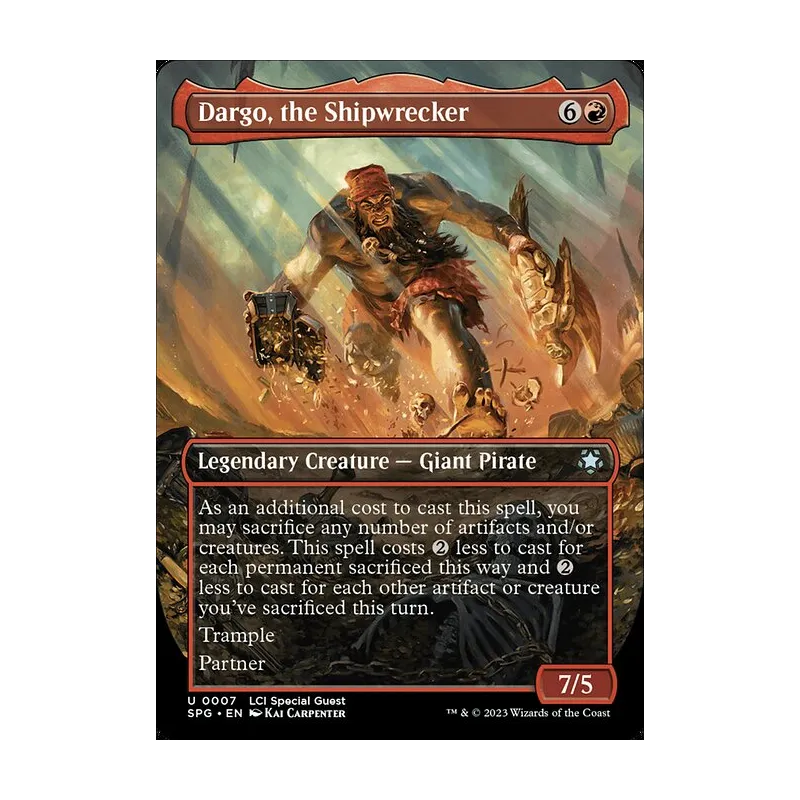 Dargo, the Shipwrecker (Borderless) - Special Guests (Near Mint)