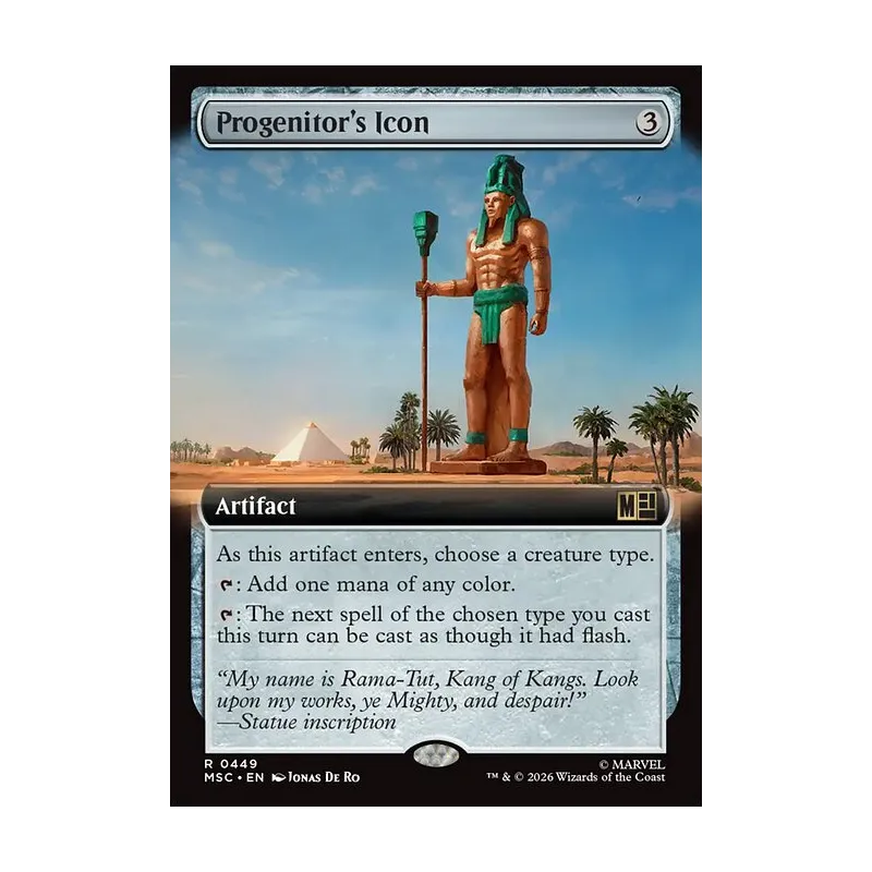Progenitor's Icon (Extended Art) - Marvel Super Heroes Commander (Near Mint)