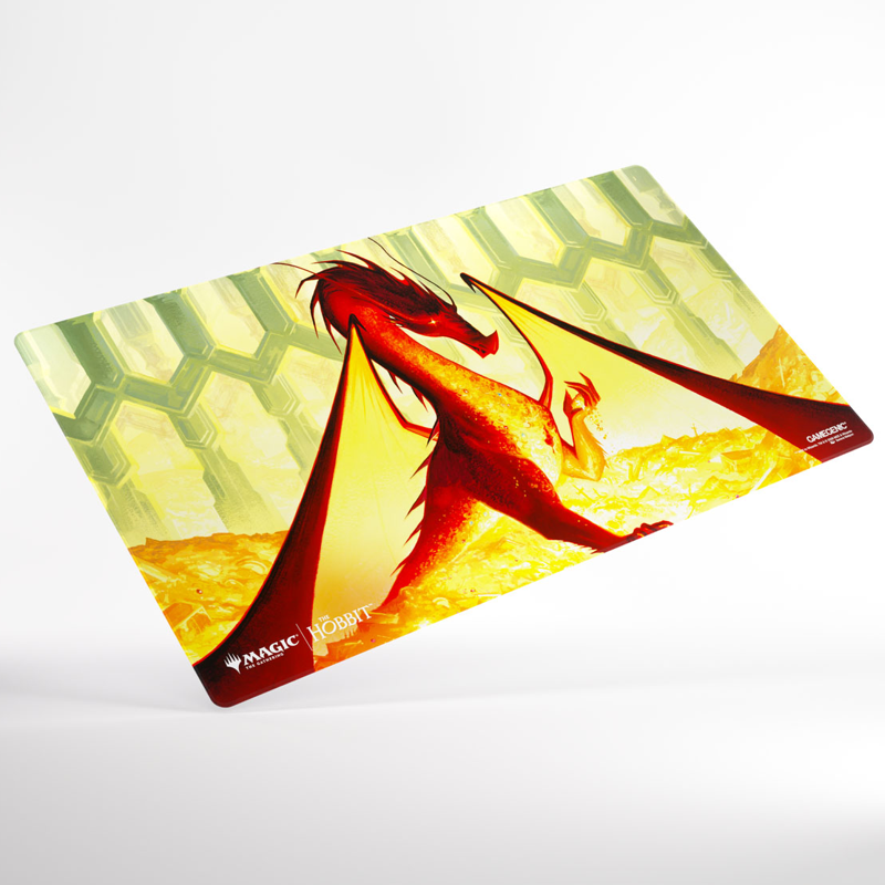 MTG Shiny Playmat: The Hobbit - Smaug the Golden (New Arrival)