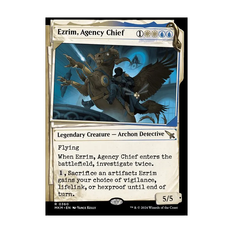 Ezrim, Agency Chief (Showcase) - Murders at Karlov Manor (Near Mint)