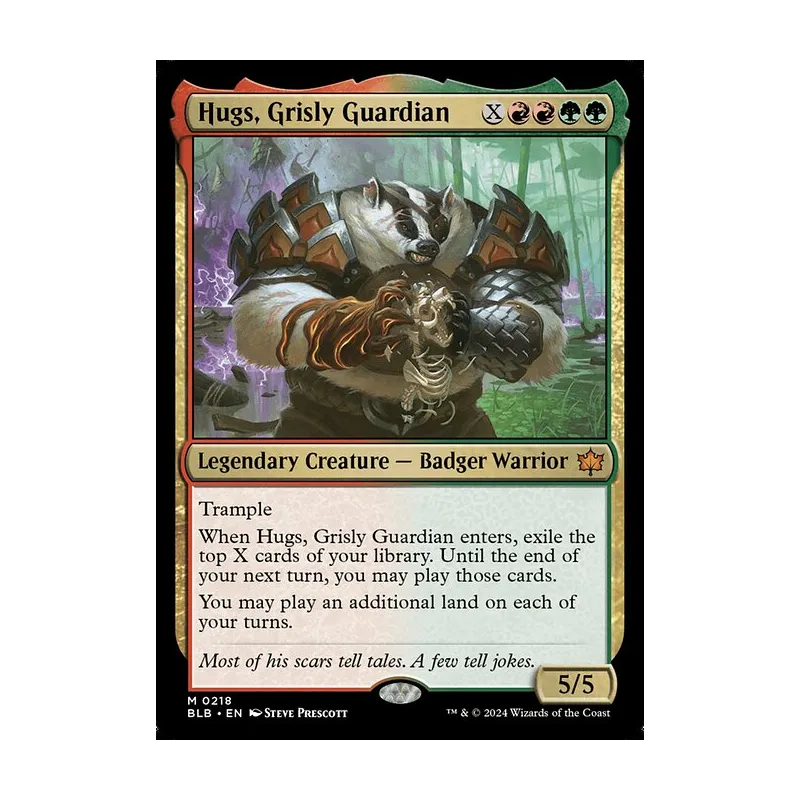 Hugs, Grisly Guardian - Bloomburrow (Near Mint)