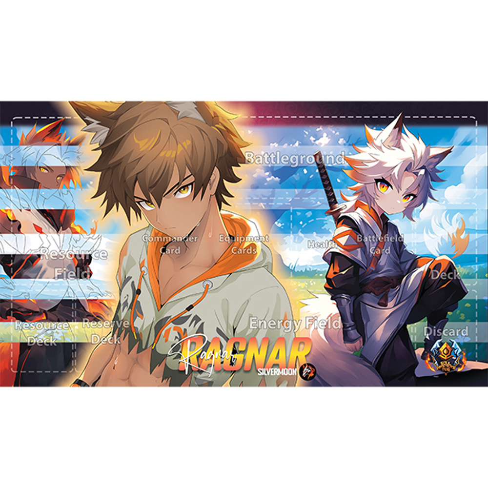Soul Masters Gridded Playmat w/ Bag: Ragnar Silvermoon (Last Chance)