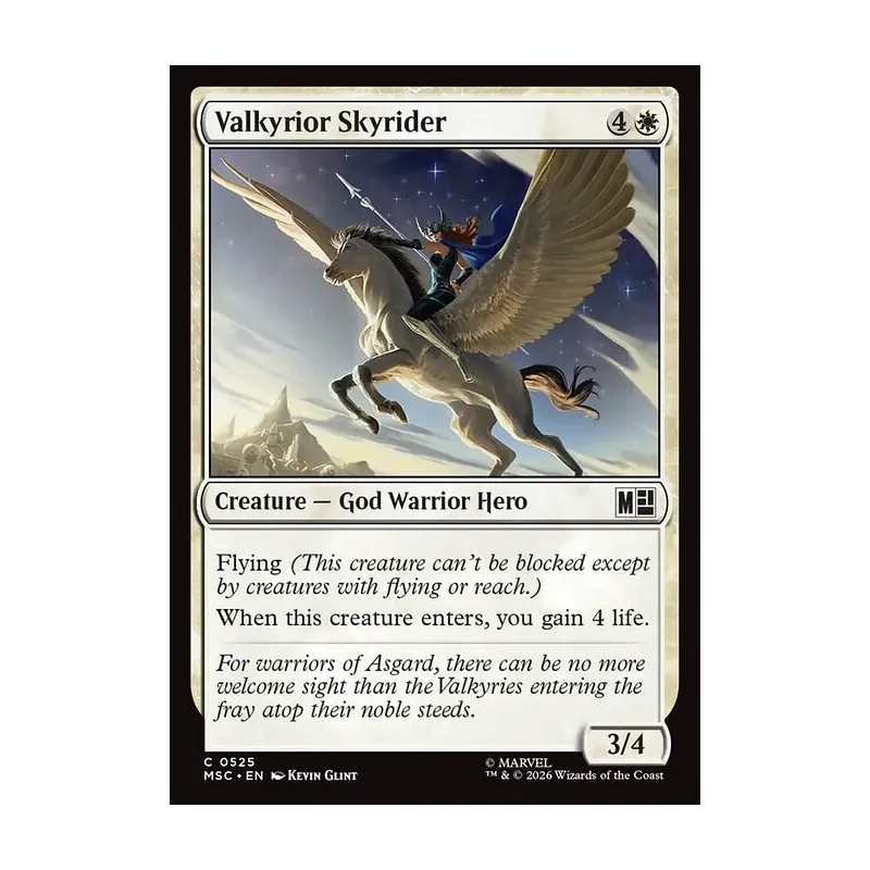 Valkyrior Skyrider - Marvel Super Heroes Commander (Near Mint)
