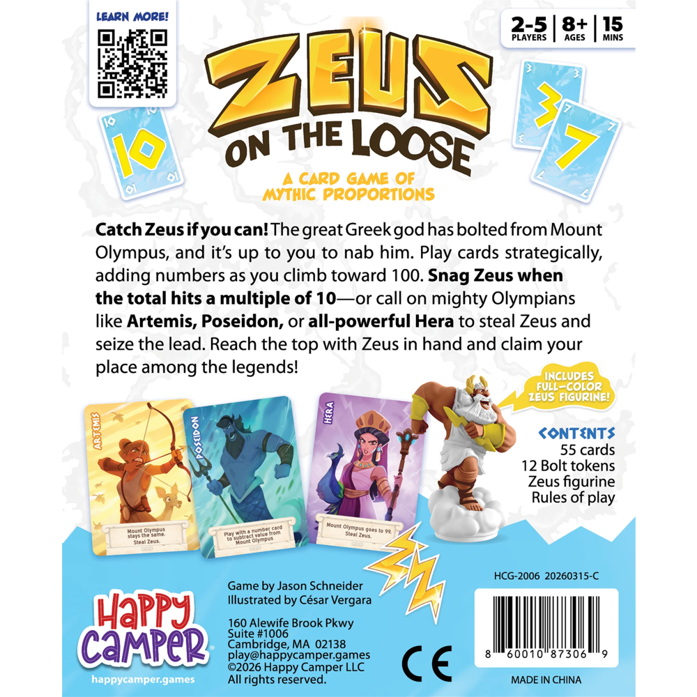 Zeus on the Loose (New Arrival)