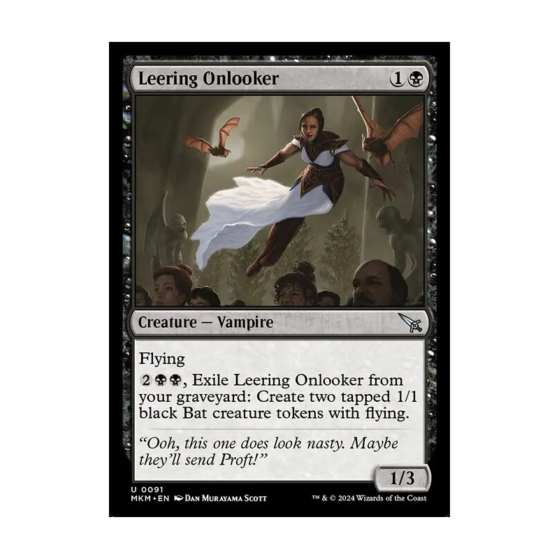 Leering Onlooker - Murders at Karlov Manor (Near Mint)