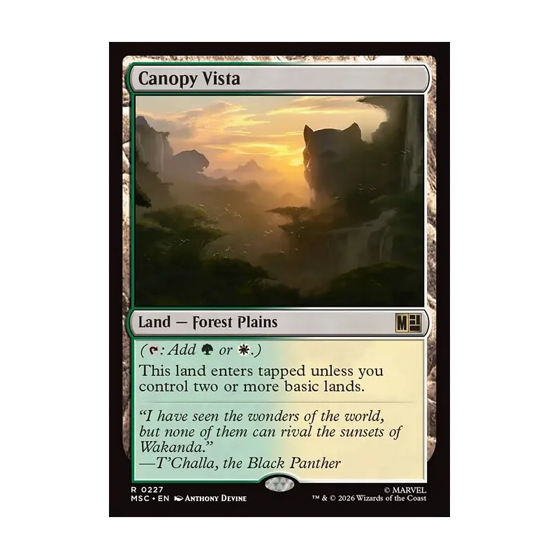 Canopy Vista (Surge Foil) - Marvel Super Heroes Commander (Foil Near Mint)